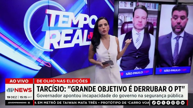 “Grande objetivo é derrubar o PT”, diz Tarcísio de Freitas de olho nas eleições | TEMPO REAL