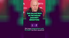 Slots squashes argument with Salah