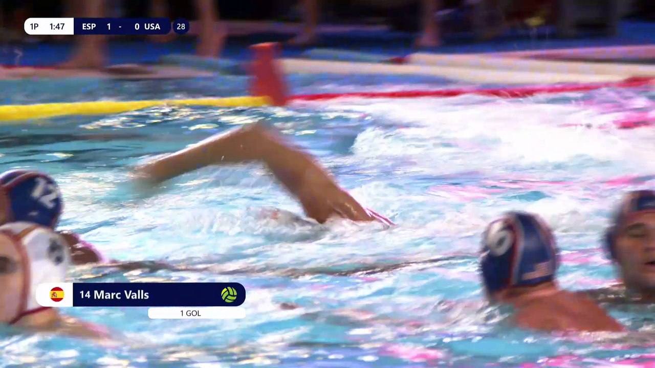 España vs USA - Waterpolo Christmas Cup - Partido 1