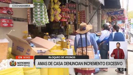 Denuncian incremento excesivo en el precio de los productos de la canasta familiar en Cochabamba