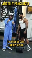This isn't just energy 🤓#anatoly #fitness #gym