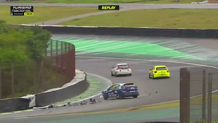 Turismo Nacional BR Endurance 2025 Interlagos Indio Big Crash