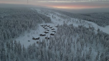 La Laponie finlandaise vue du ciel: arrêt à Pello, au Valkea Artic Lodge