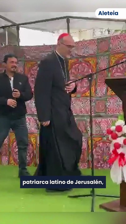 Cardenal Pizzaballa visita a los cristianos de Gaza