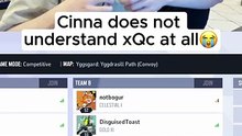 Cinna does not understand xQc AT ALL