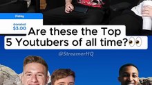 Are these the Top 5 Youtubers of all time!