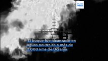 Ucrania ataca por primera vez a un petrolero ruso de la 'flota fantasma' en el Mediterráneo