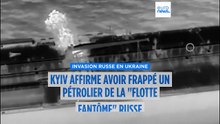 L'Ukraine frappe un pétrolier de la "flotte fantôme" russe en Méditerranée, une première