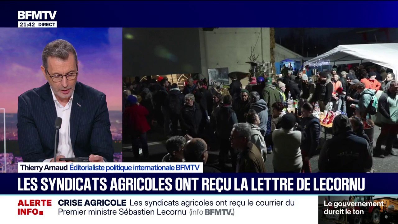 Colère des agriculteurs: les syndicats agricoles ont reçu le courrier du Premier ministre Sébastien Lecornu