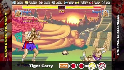SAGAT MOVE LIST - Ultra Street Fighter II: The Final Challengers (USF2)