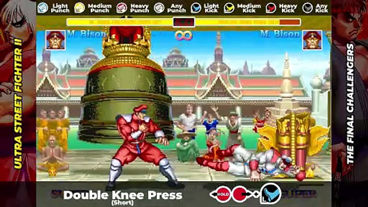 M. BISON MOVE LIST - Ultra Street Fighter II: The Final Challengers (USF2)