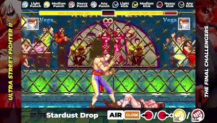 VEGA (CLAW) MOVE LIST - Ultra Street Fighter II: The Final Challengers (USF2)