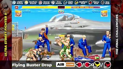 GUILE MOVE LIST - Ultra Street Fighter II: The Final Challengers (USF2)