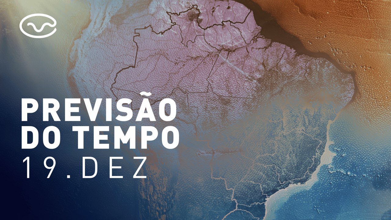 Previsão do tempo desta sexta-feira (19)!