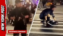 Watch the moment man throws multiple grenades in crowded Taipei street during stabbing spree