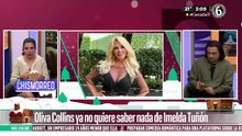 Olivia Collins molesta tras ser cuestionada por Imelda Tuñón