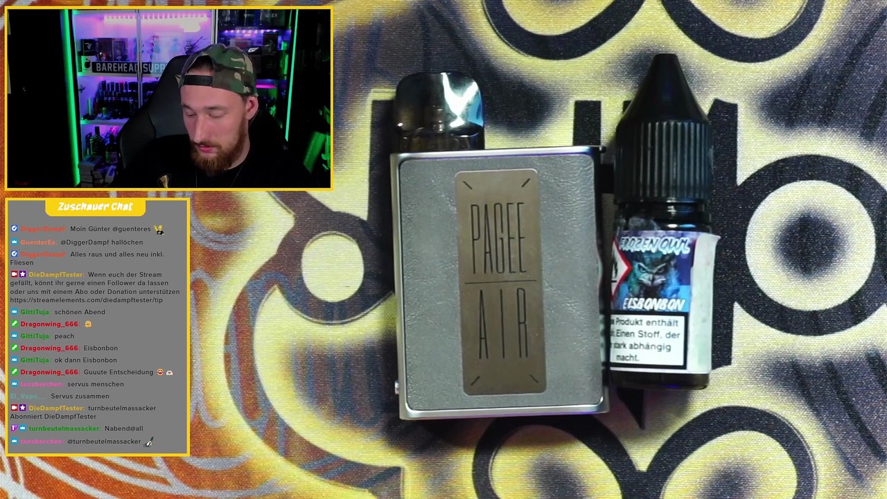 Frozen OWL Eisbonbon Liquid Geschmackstest