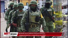 Secretaría de la Defensa Nacional destaca aseguramientos y operativos en 2025