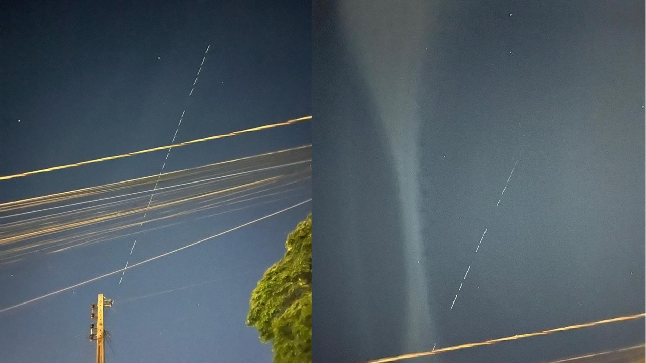 Entenda o que são as luzes misteriosas em sequência que apareceram no céu de Apucarana