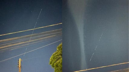 Entenda o que são as luzes misteriosas em sequência que apareceram no céu de Apucarana