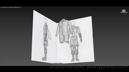 Flame: 3DS MAX Practice Polygon Modeling Model Video #23 (12-19-2025)