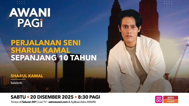 AWANI Pagi: Perjalanan Seni Sharul Kamal Sepanjang 10 Tahun