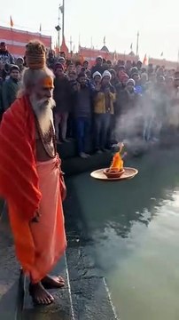 Naga Sadhu Unbelievable power 🤯 by Naga Sadhu || har har Mahadev || ai generated video.