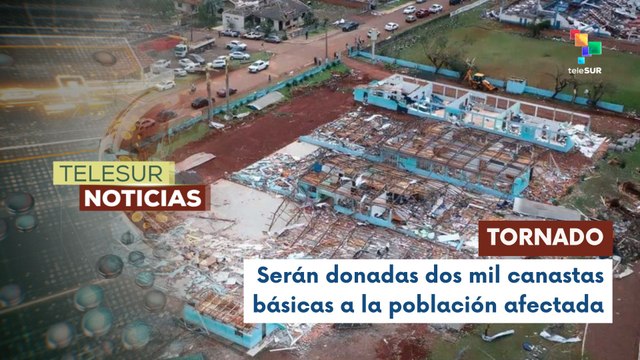 Realizarán actividad solidaria en zonas afectadas por el tornado en Brasil