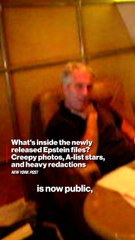 What's inside the newly released Epstein files? Creepy photos, A-list stars, and heavy redactions
