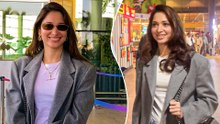 Tamannaah Bhatia Slays Airport Fashion With A Perfect Blend Of Casual And Cool