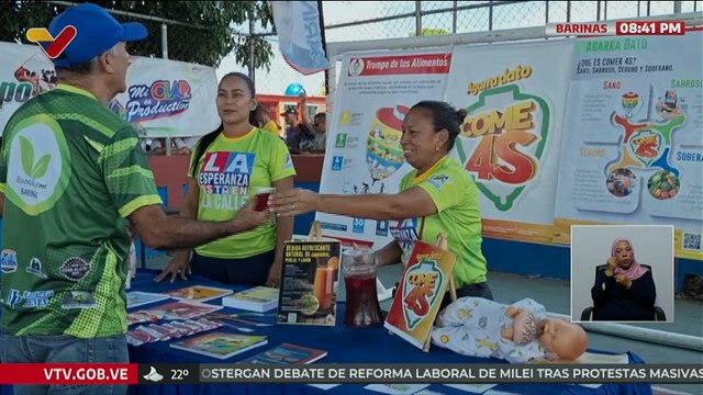 Ferias del Campo Soberano en Barinas ofrecen diversos productos alimenticios a precios asequibles