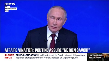 Affaire Laurent Vinatier: Vladimir Poutine assure "ne rien savoir", ses parents s'expriment