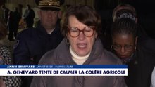 Annie Genevard tente de calmer la colère agricole
