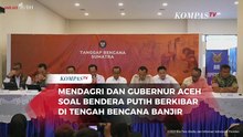 Jawab Mendagri Tito dan Gubernur Aceh Muzakir Manaf soal Bendera Putih Berkibar di Tengah Bencana