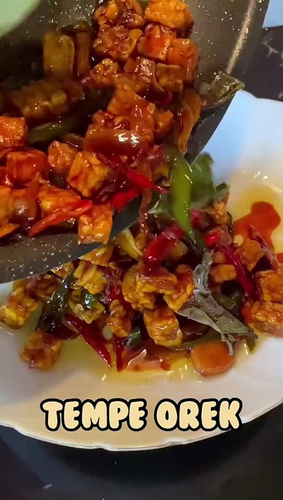 Delicious Stir-fried Tempe Creation #food #viral #videoshort
