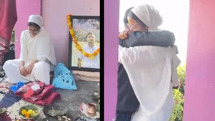 Srijana Subedi Crying Video On Bibek Pangeni First Death Anniversary, Public Emotional Reaction...