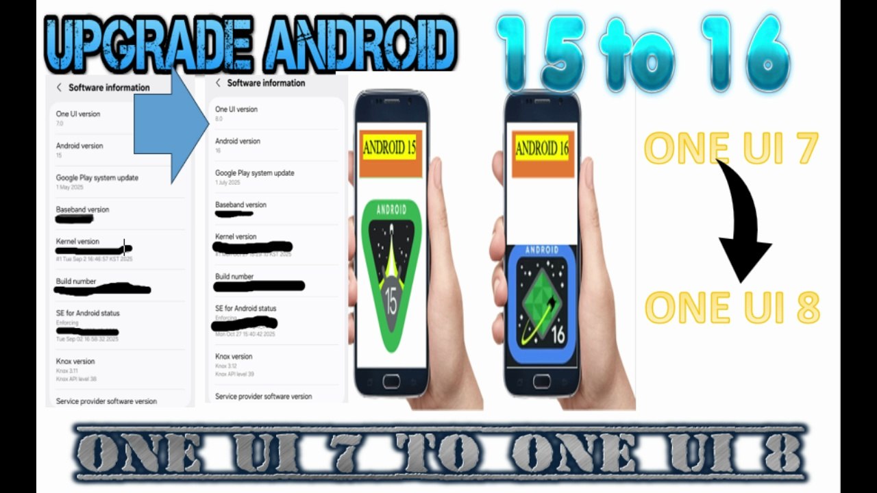 HOW TO UPGRADE ANDROID 15 TO 16 | UPDATE ONE UI 7 TO 8 | UPGRADE OPERATING SYSTEM |SAMSUNG | TECNO | VIVO | ONEPLUS | COLOR OS | XOS | HYPER OS |
