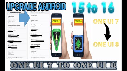 HOW TO UPGRADE ANDROID 15 TO 16 | UPDATE ONE UI 7 TO 8 | UPGRADE OPERATING SYSTEM |SAMSUNG,TECNO,