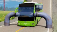 Realistic BeamNG Drive car crash physics. Watch in