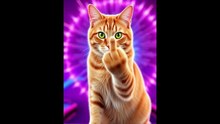Cat Middle Finger BIG CAT DJ