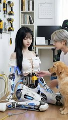 Humanoid Robot Girlfriend Got a Real Boyfriend #ai #art #humanoid #robot