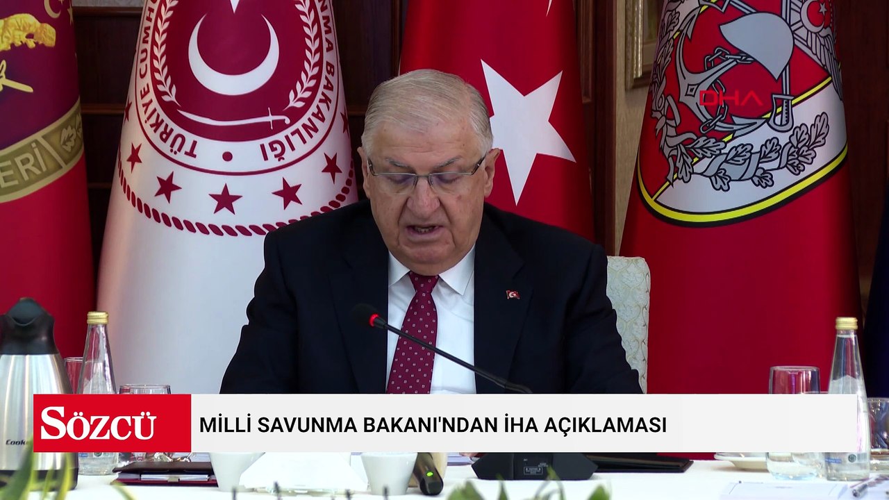 Milli Savunma Bakanı'ndan İHA açıklaması