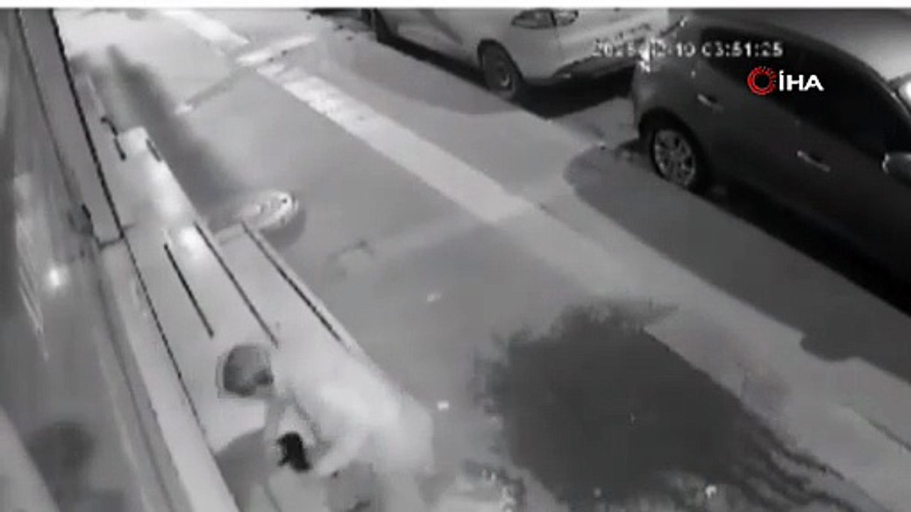 Alkollü kadın, yaşlı adamı öldüresiye dövdü: o anlar kamerada