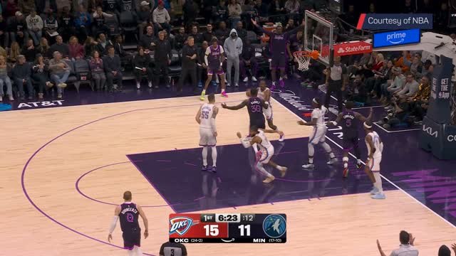 Timberwolves coach Finch ejected after just six minutes against OKC