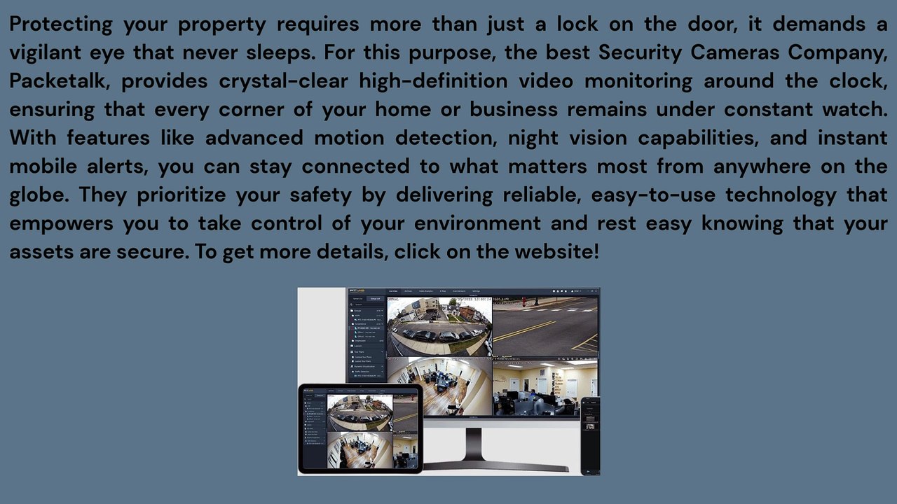 Outdoor Surveillance Camera System
