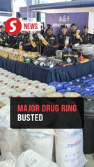 International drug ring busted, RM1.53bil worth of drugs seized in Klang Valley raids