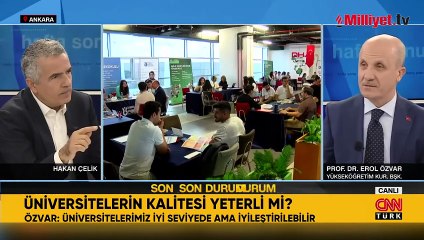 YÖK Başkanı Özvar, CNN Türk'te! Üniversite eğitimi üç yıla mı iniyor?