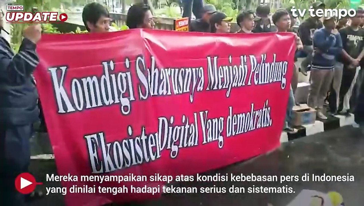 Gerakan Perlindungan Pers Desak Pemerintah Jamin Kebebasan Jurnalis