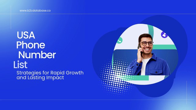 USA Phone Number List | USA Consumer Phone Number Data for Targeted Marketing Leads – B2C Database