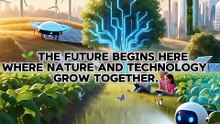 A vision of tomorrow where nature and technology grow as one 🌱⚡